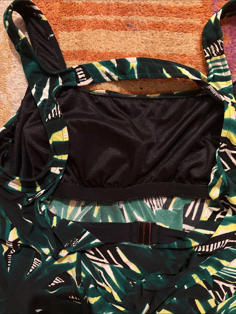 Magicsuit Reese Underwire Tankini Top in Barbados Palm Leaf Print SZ 16 EUC - Picture 5 of 6